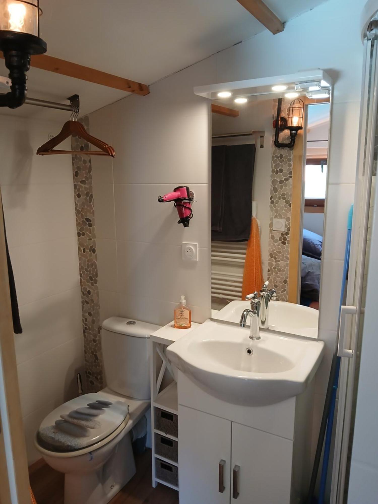 Chalet Charmant Avec Piscine Mercuer Luaran gambar