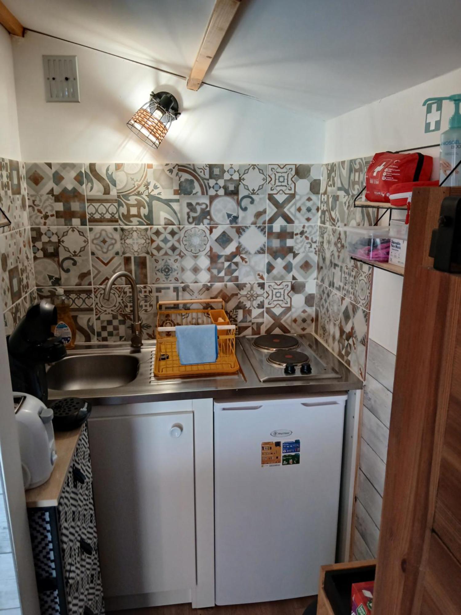 Chalet Charmant Avec Piscine Mercuer Luaran gambar